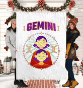 Gemini Sherpa Blanket | Zodiac Series 1 - Beyond T-shirts